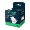 Czujnik ruchu V-TAC sufitowy 360st fi53 400W biały VT-8153 5 lat gwarancji